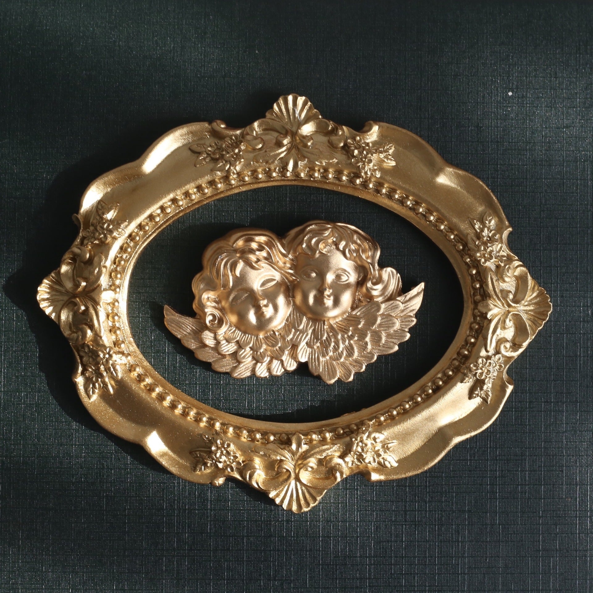 Golden Retro Photo Frame Nail Art Jewelry Decoration Home Decoration Photography Background Shooting Photo Props