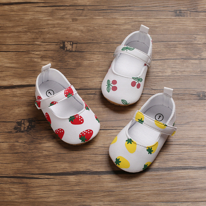 Baby Toddler Shoes Soft Rubber Sole Indoor Soft Sole Princess Shoes