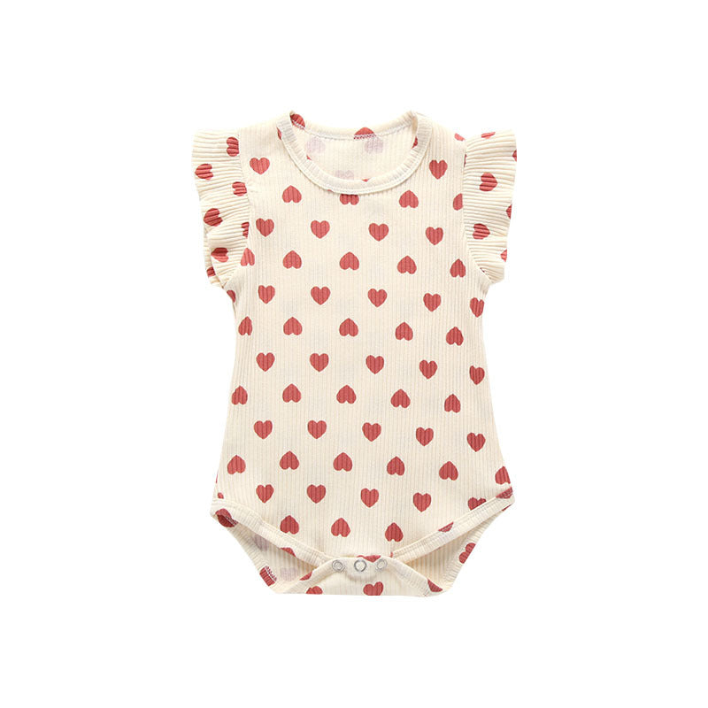 Love Baby Fart Romper Cotton Long Sleeves