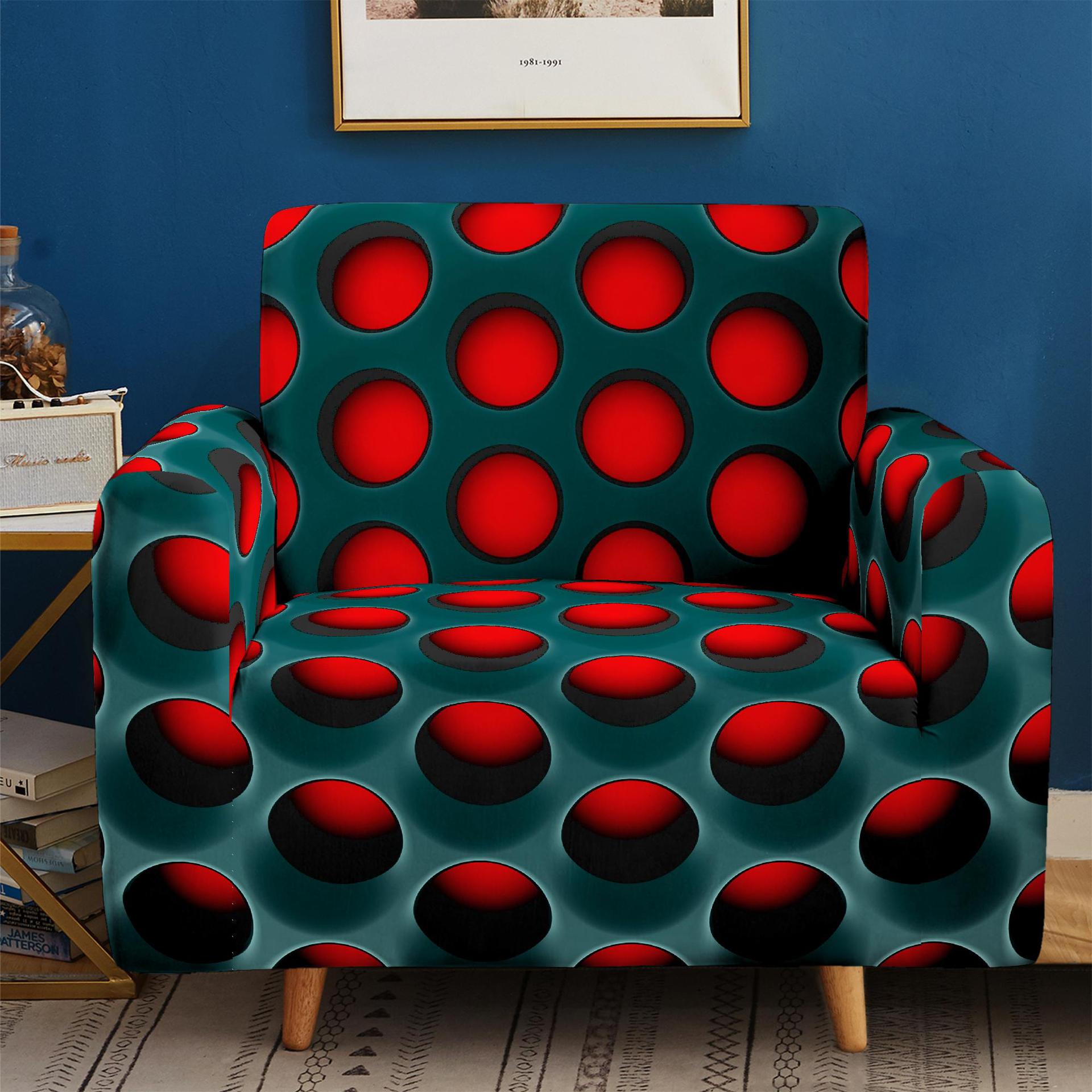 Circle Non-Slip Elastic Sofa Cover Cover All Seasons Universal All-Inclusive Hot Sale Cross-Border Supply Multi-Color Can Be Customized