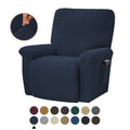 New Solid Color Corn Fleece Stretch Tight-Packed Four Seasons Sofa Cover Split