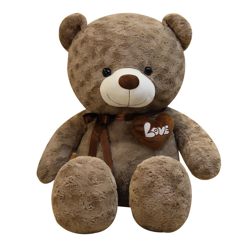 Large Rose Teddy Bear Hug Bear Doll Plush Toy Big Bear Doll Puppet Doll Love Panda Pillow
