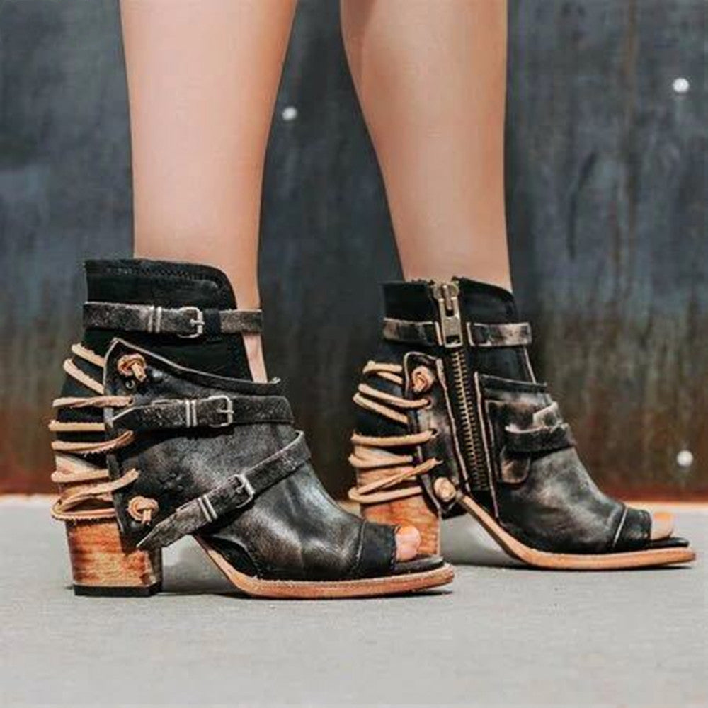 Summer Plus Size Women's Wedge Flat Sandals