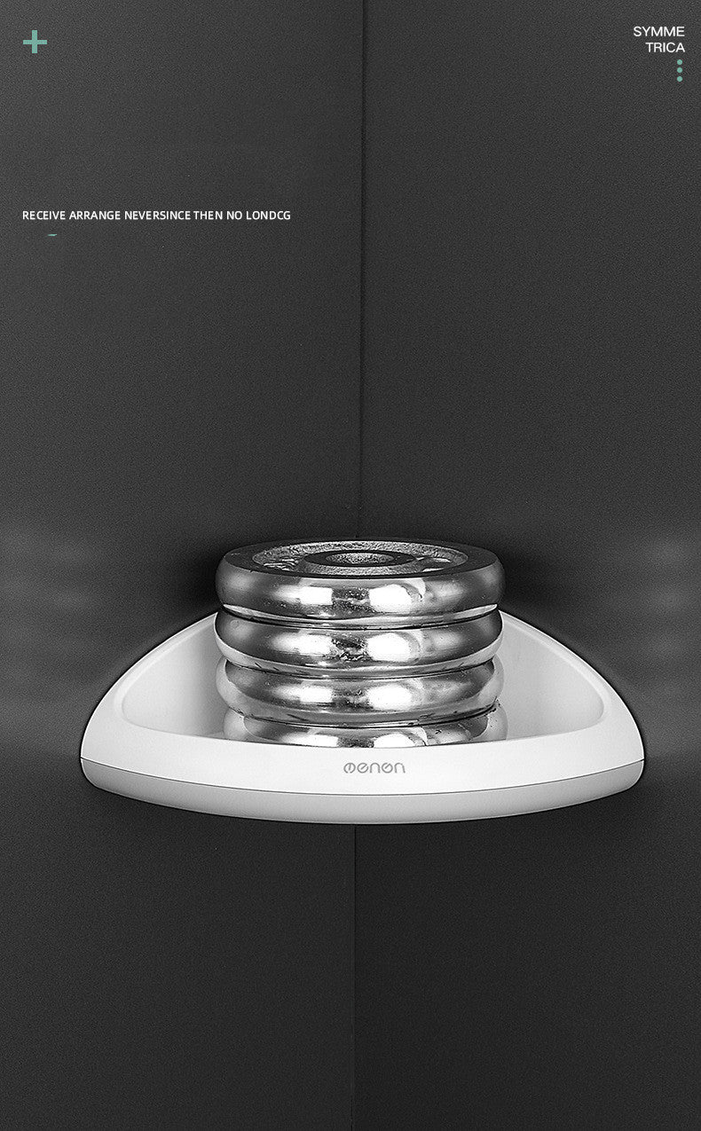 Compatible with Apple, Creative Toilet Tripod Bathroom Kitchen Punch-free Shelf Strong Viscose Seamless Plastic Storage Rack