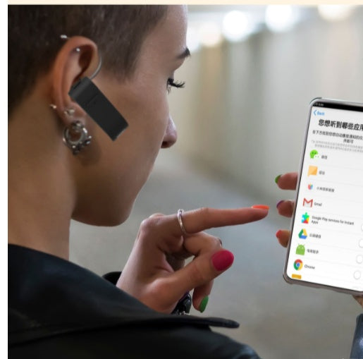 White Language Translator Earbuds 25 Languages Online Instant Translation US