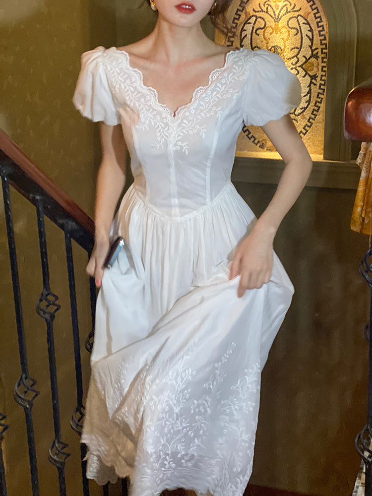 Super Fairy Girl Sweet Wedding Small Dress Long Skirt Girl