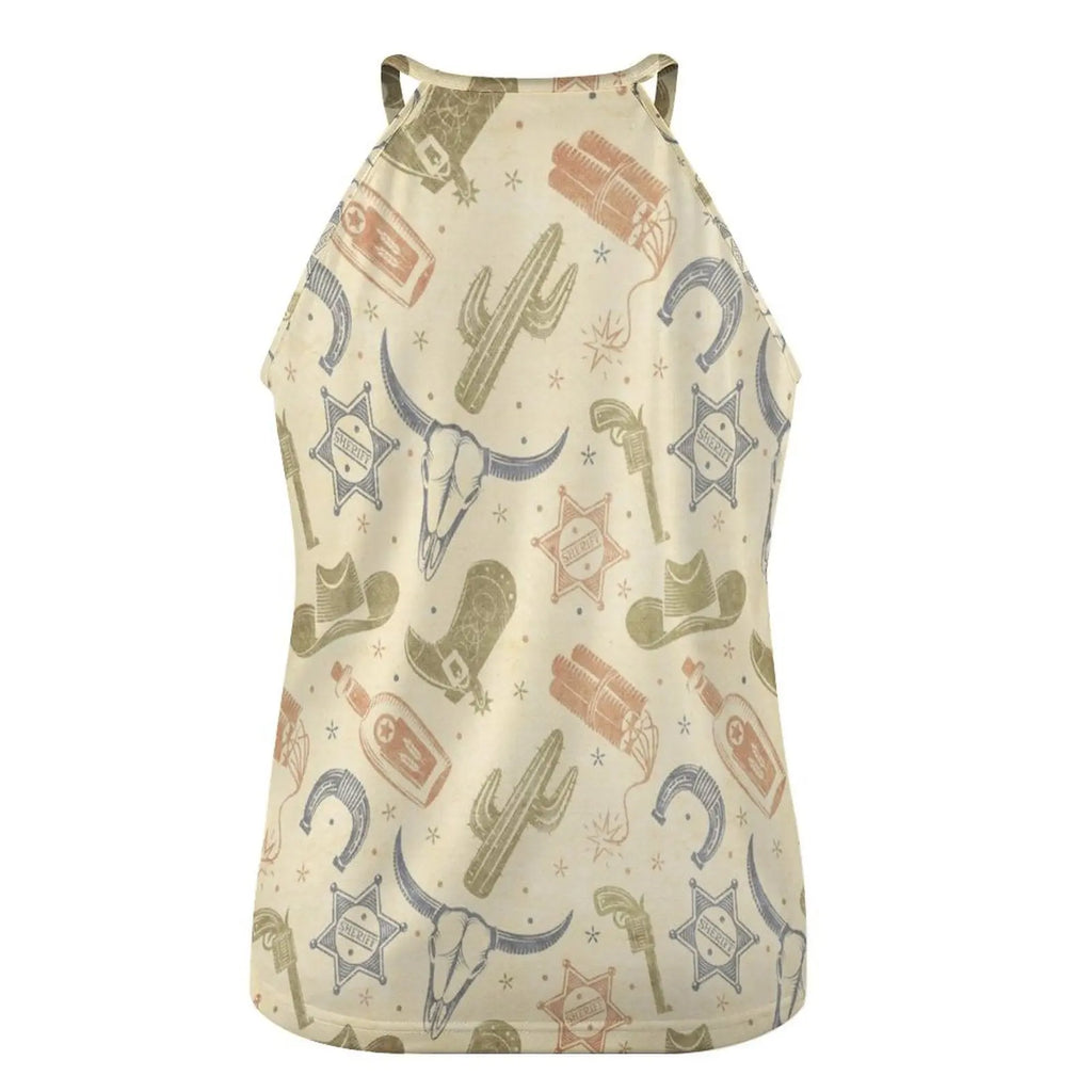 Baha Ranch Western Symbols Tank Top Baha Ranch Western Wear