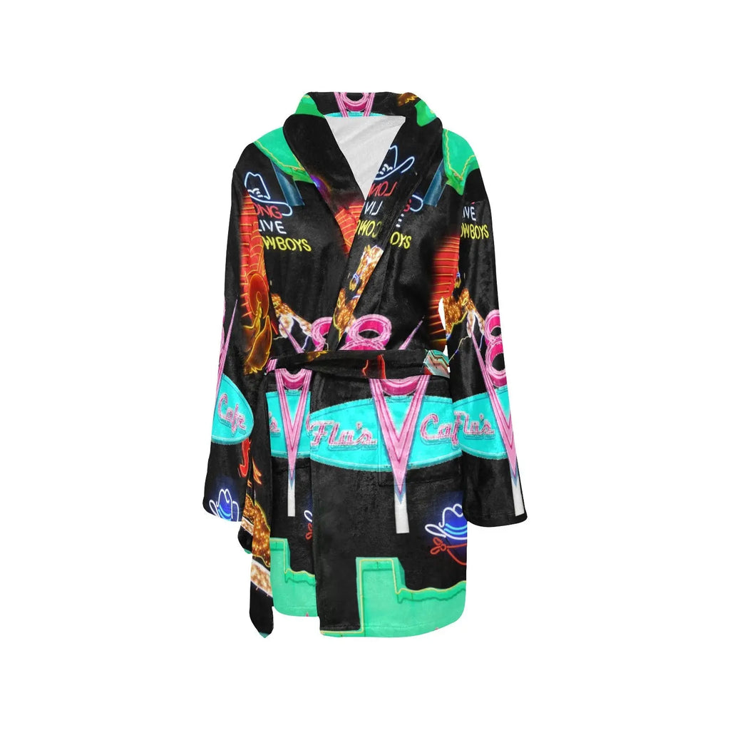 Vegas Neon Women's Western Bath Robe Baha Ranch Western Wear