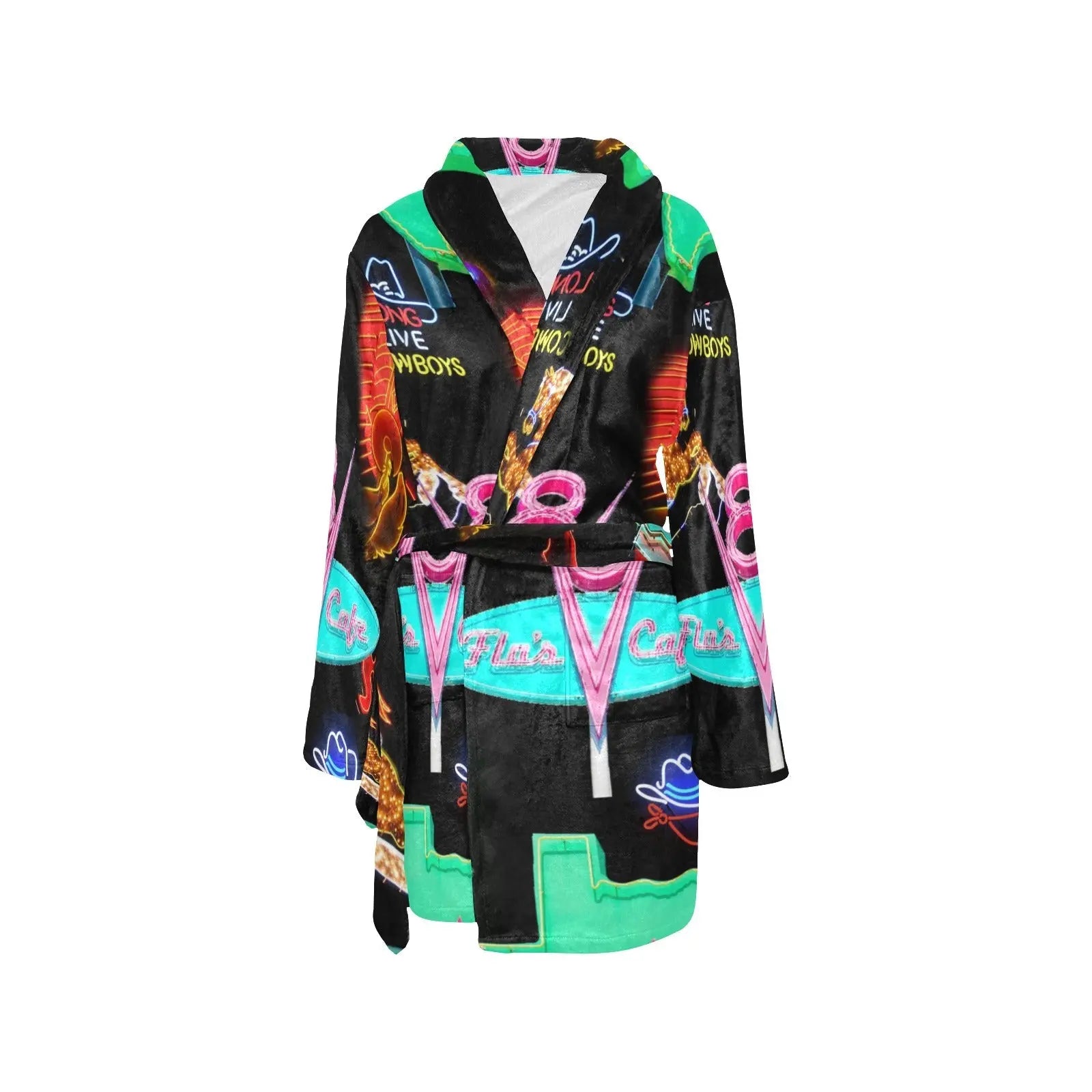 Vegas Neon Women's Western Bath Robe Baha Ranch Western Wear