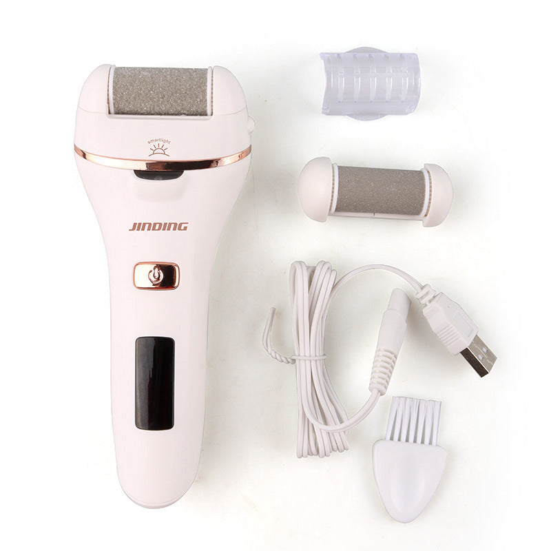 Electric peeling and waterproof foot washing device