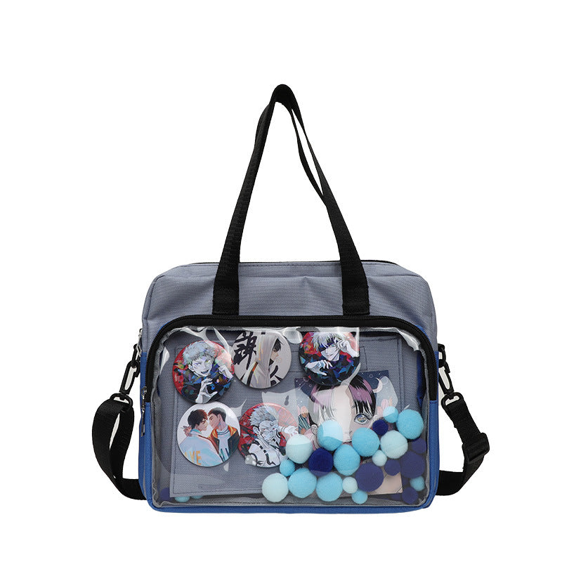 Ladies Fashion Two-Dimensional Crossbody Pain Bag