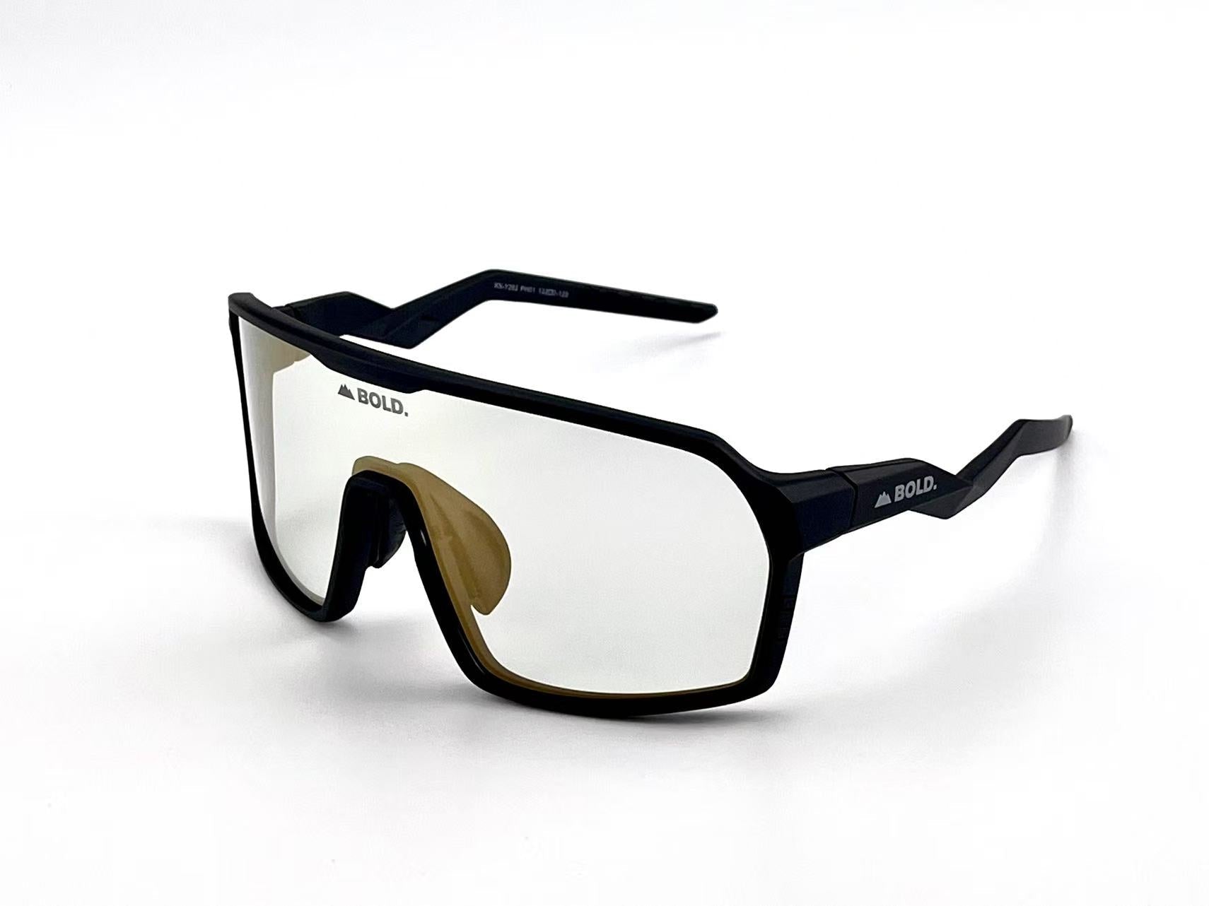 BOLD Glow Photochromic Sunglasses – MTB, Ski & Lifestyle Eyewear
