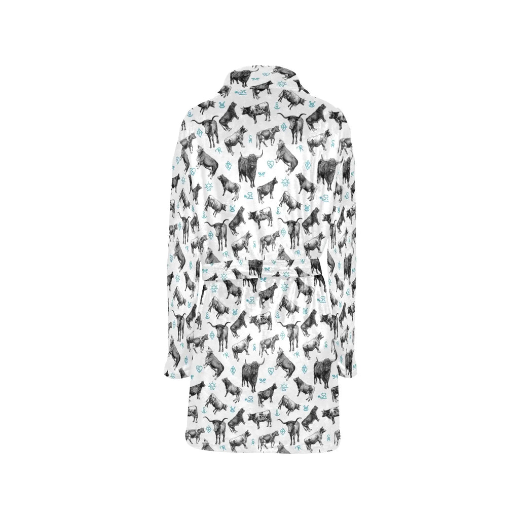 Cattle and Brands Women's Western Bath Robe Baha Ranch Western Wear