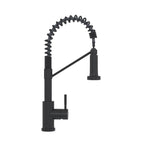 Bothwa Home CUPC Certified 19' Single Handle Kitchen Faucet (Matt Black Finish)