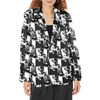 Baha Ranch Black White Cowboy Women's Western Blazer Baha Ranch Western Wear