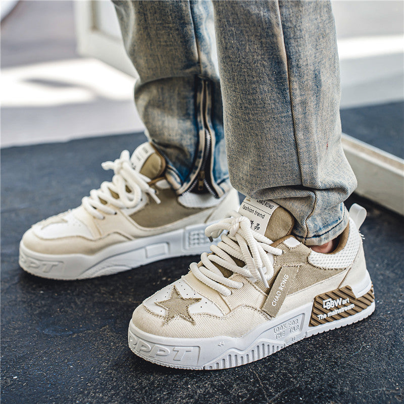 New cool urban Black Breathable Casual Shoes five star shoes