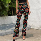 Baha Ranch Colorful Aztec Flare Pants Baha Ranch Western Wear