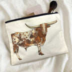 Longhorn Cosmetic Bag Pack of 5 Made in America Baha Ranch Western Wear