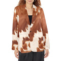 Baha Ranch Cowhide Print blazer Baha Ranch Western Wear