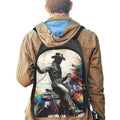 Watercolor Cowboy Backpack Baha Ranch Western Wear