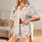 Baha Ranch Bulls & Boots Women's Pajama Set Made in America Baha Ranch Western Wear