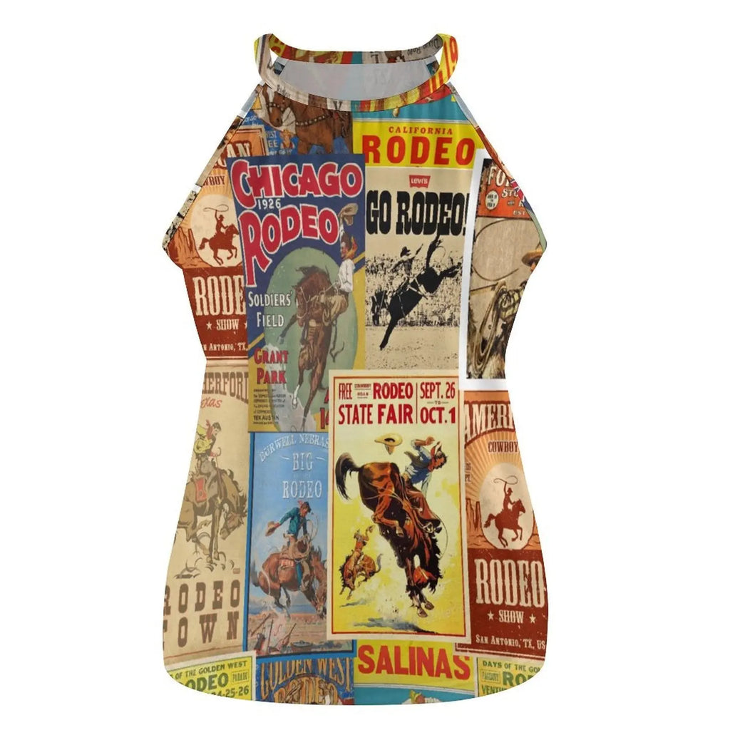 Baha Ranch Vintage Rodeo Poster Tank Top Baha Ranch Western Wear