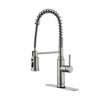 Kitchen Faucets Single Handle Pull Down Sprayer Spring Kitchen Sink Faucet