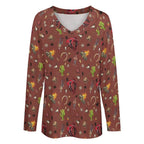 Baha Ranch Western Print Long Sleeve Top Baha Ranch Western Wear