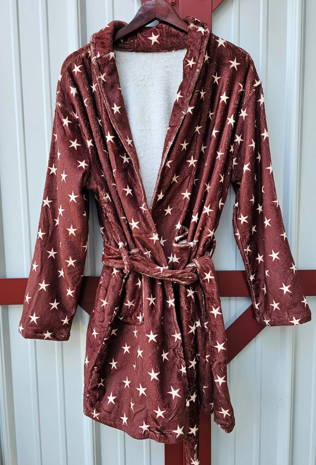 Cowgirl Says God Bless Women's Western Bath Robe Baha Ranch Western Wear
