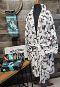 Cattle and Brands Women's Western Bath Robe Baha Ranch Western Wear