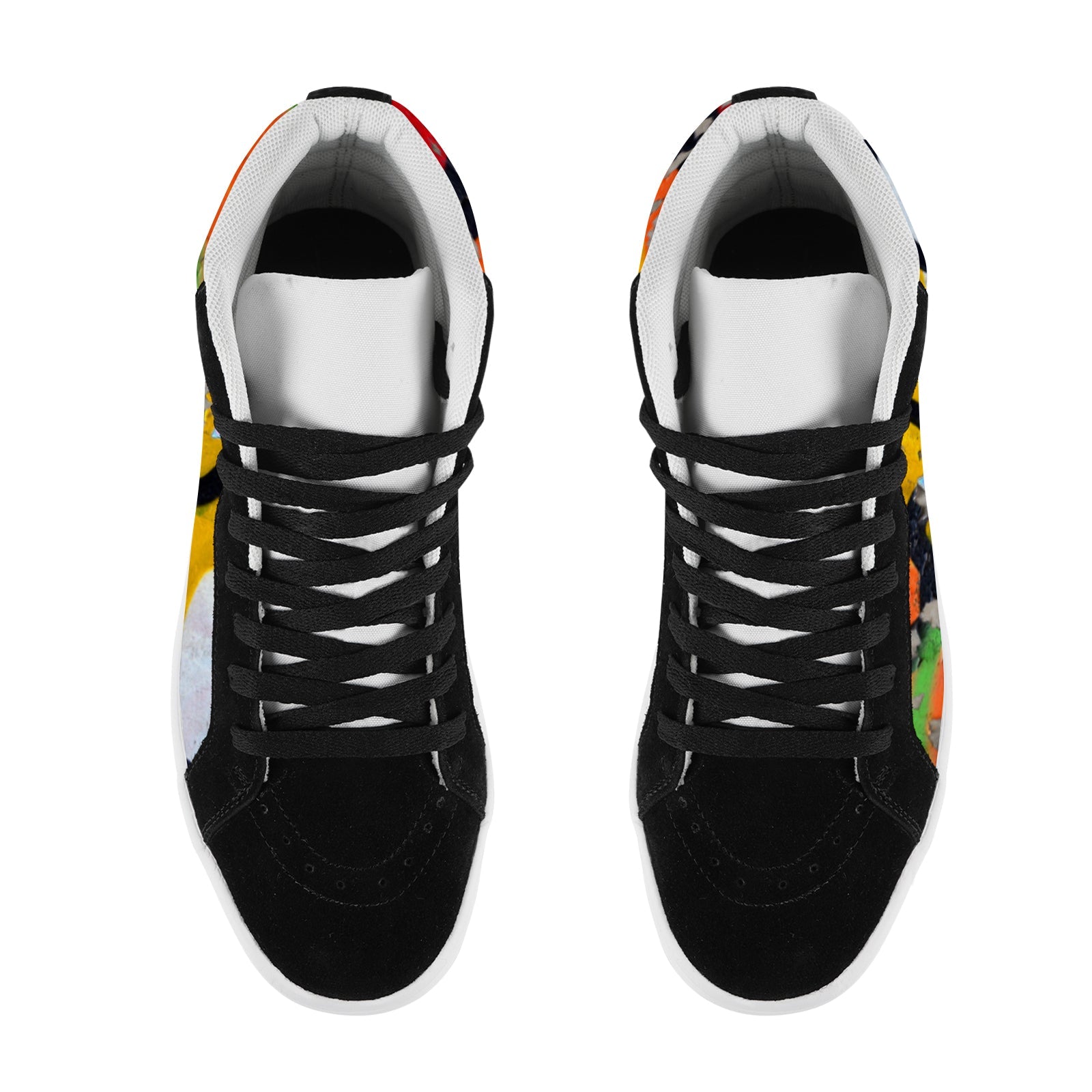 Capricornus High Top Splicing Canvas Women's Shoes (Model 037)