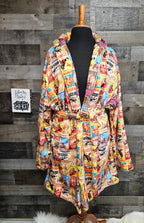 Vintage Rodeo Poster Women's Western Bath Robe Baha Ranch Western Wear