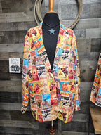 Baha Ranch Women's Vintage Rodeo Poster Blazer Baha Ranch Western Wear