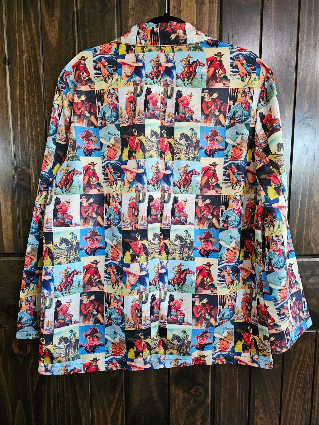 Baha Ranch Cowboy Collage Women's Western Blazer Baha Ranch Western Wear