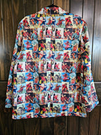 Baha Ranch Cowboy Collage Women's Western Blazer Baha Ranch Western Wear