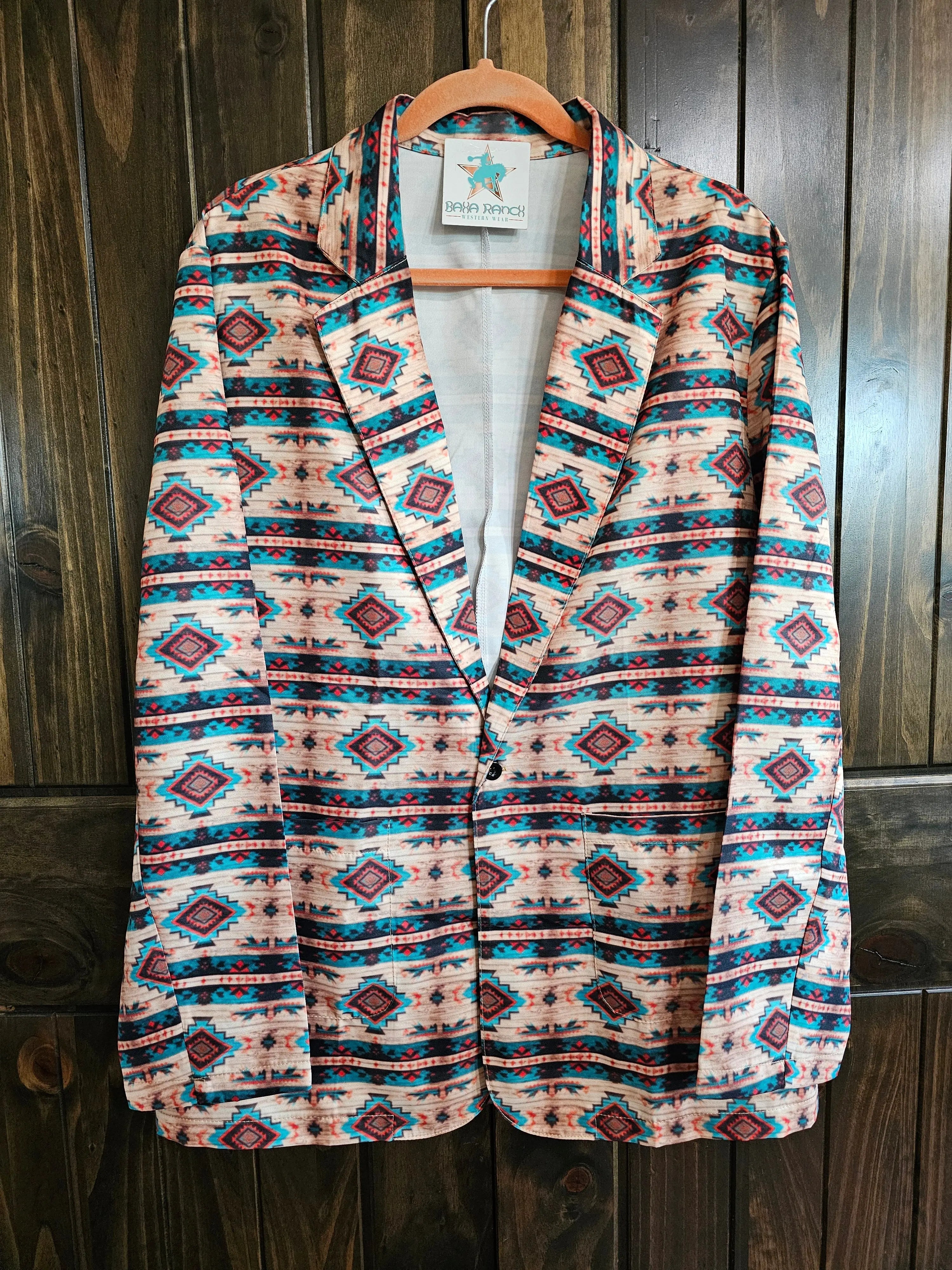 Baha Ranch Arizona Aztec Women's Blazer Baha Ranch Western Wear