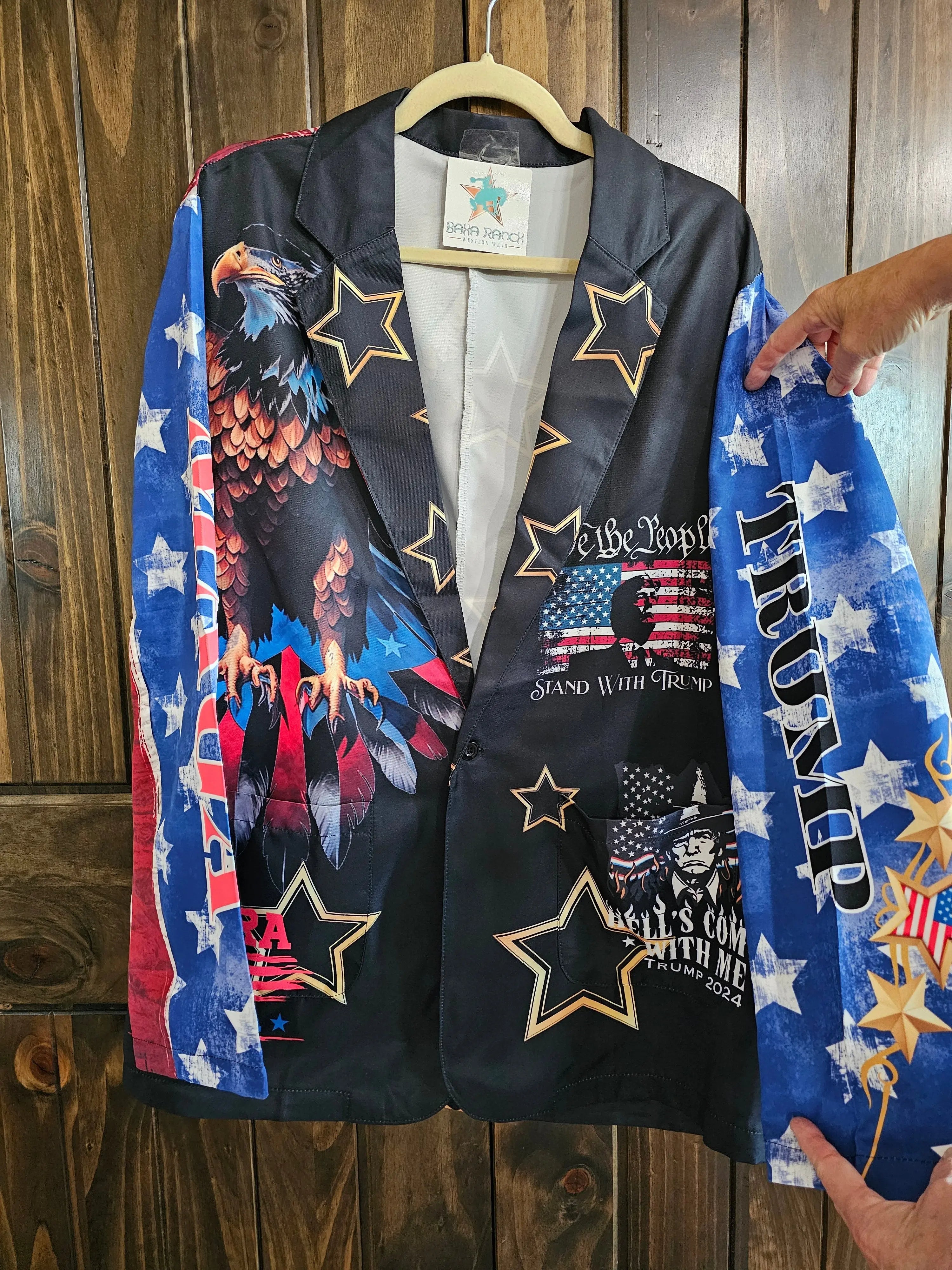 Baha Ranch Ultra Maga Trump Womens Blazer Baha Ranch Western Wear