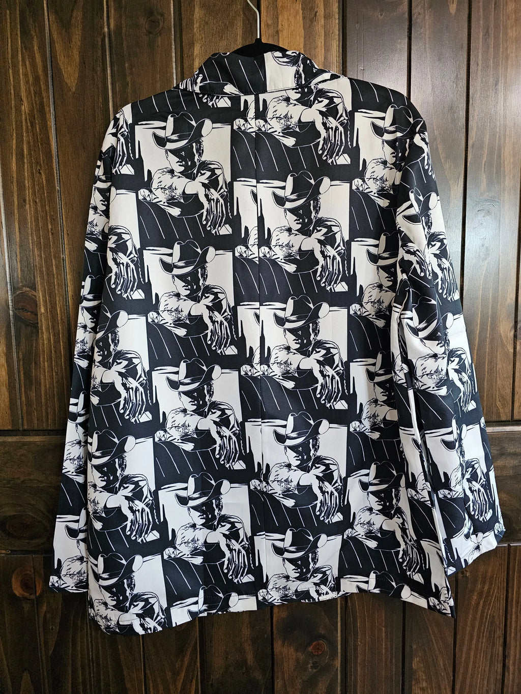Baha Ranch Black White Cowboy Women's Western Blazer Baha Ranch Western Wear