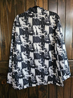 Baha Ranch Black White Cowboy Women's Western Blazer Baha Ranch Western Wear