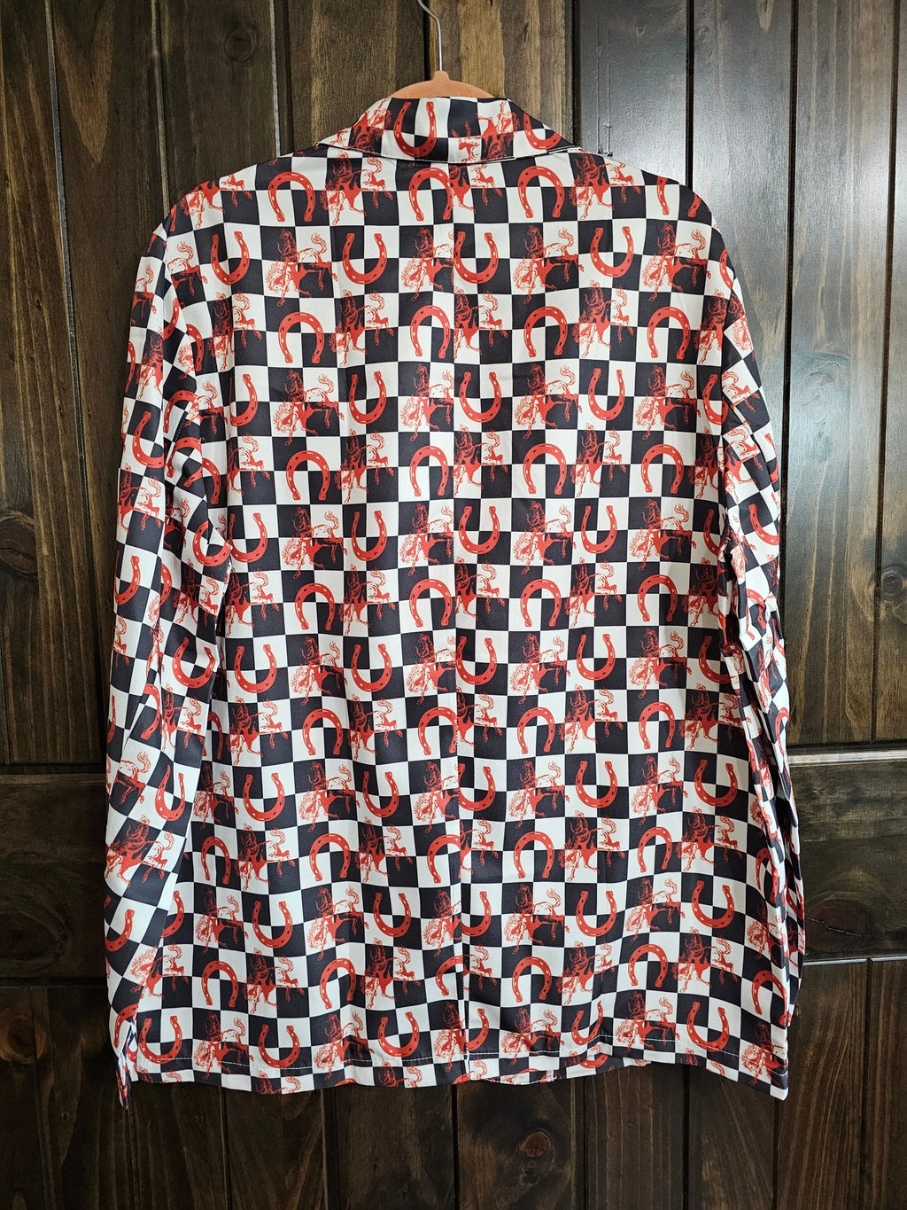 Baha Ranch Checkered Rodeo Women's Western Blazer Baha Ranch Western Wear