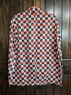 Baha Ranch Checkered Rodeo Women's Western Blazer Baha Ranch Western Wear