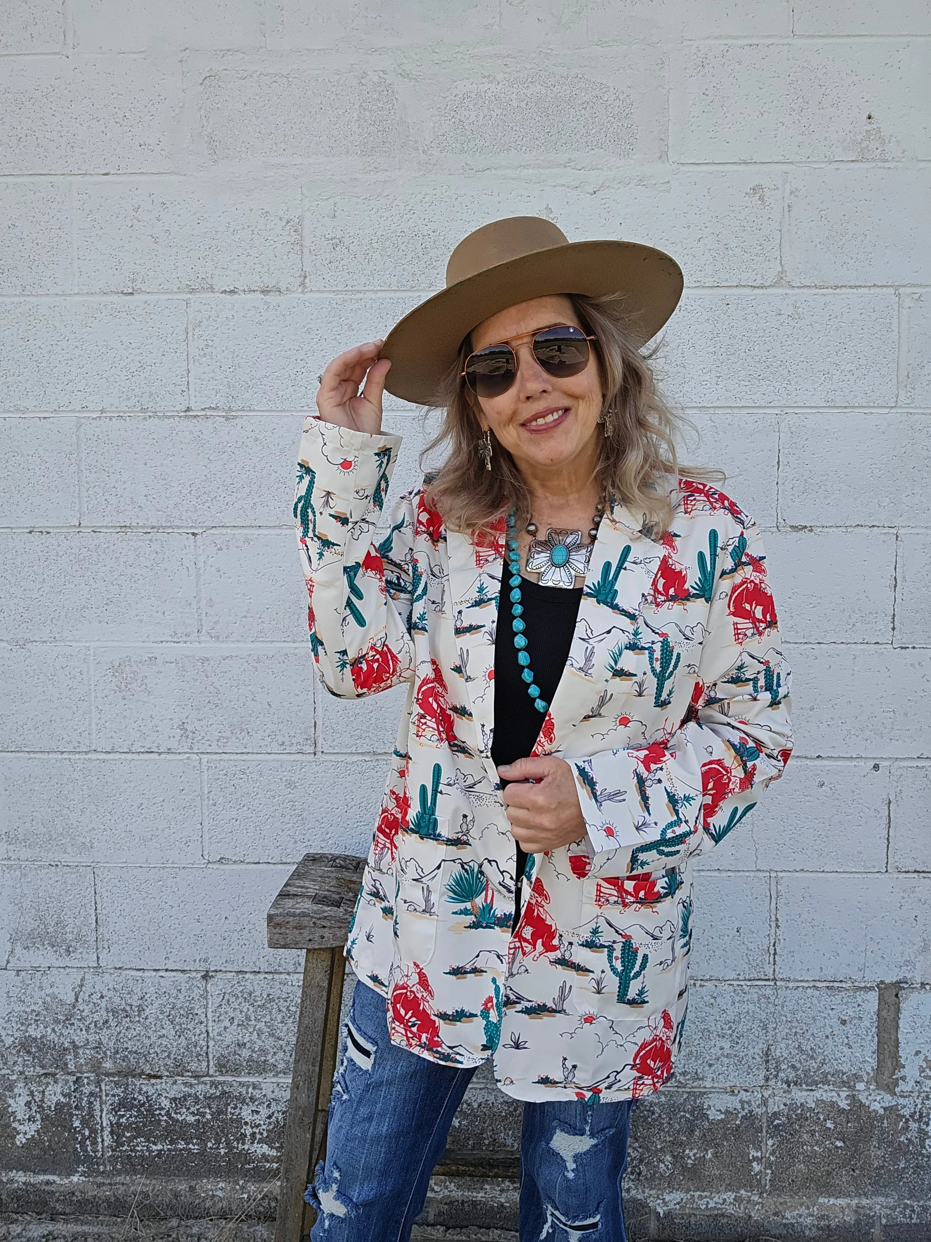 Baha Ranch Desert Rodeo Women's Western Blazer Baha Ranch Western Wear