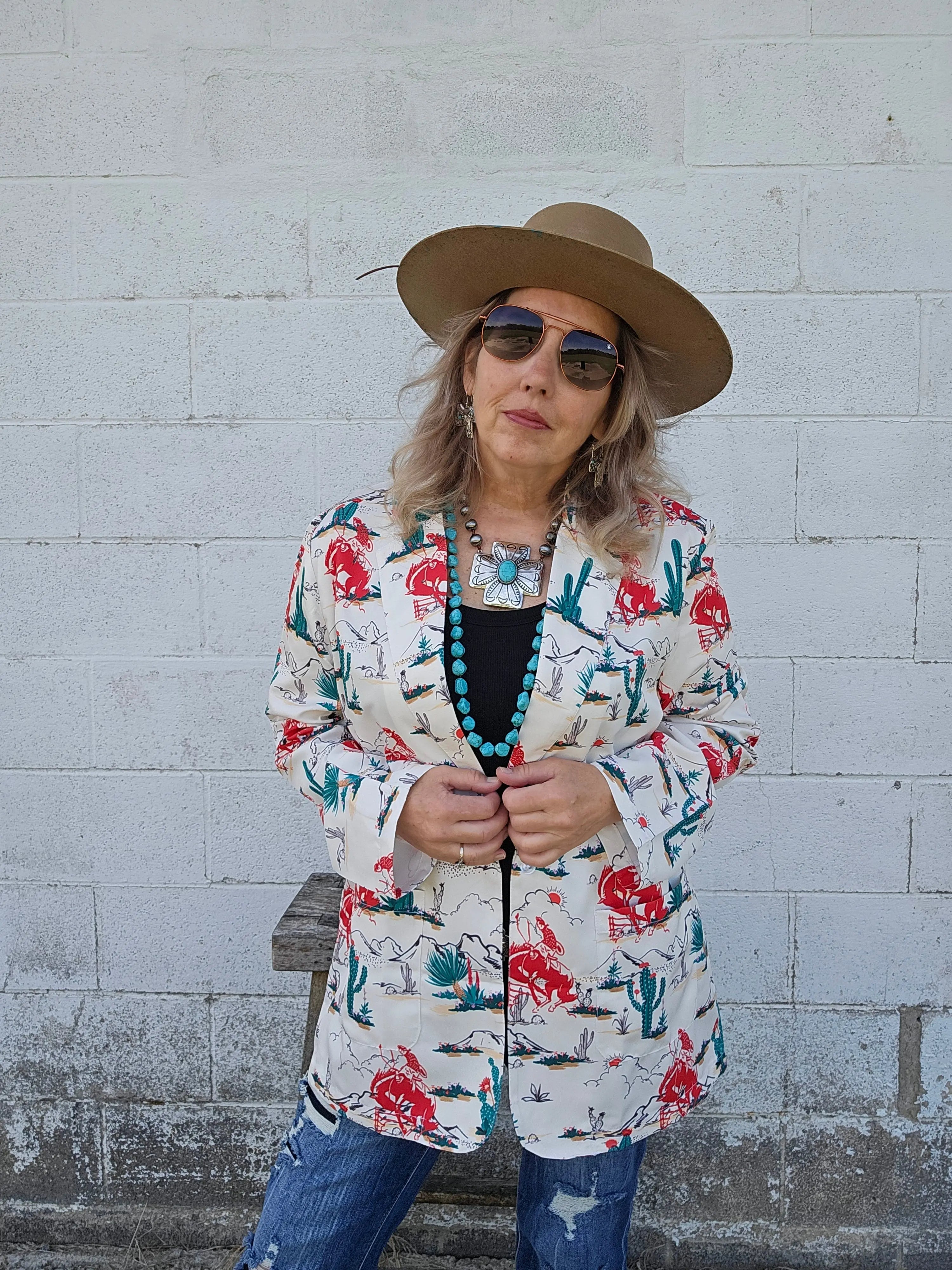 Baha Ranch Desert Rodeo Women's Western Blazer Baha Ranch Western Wear
