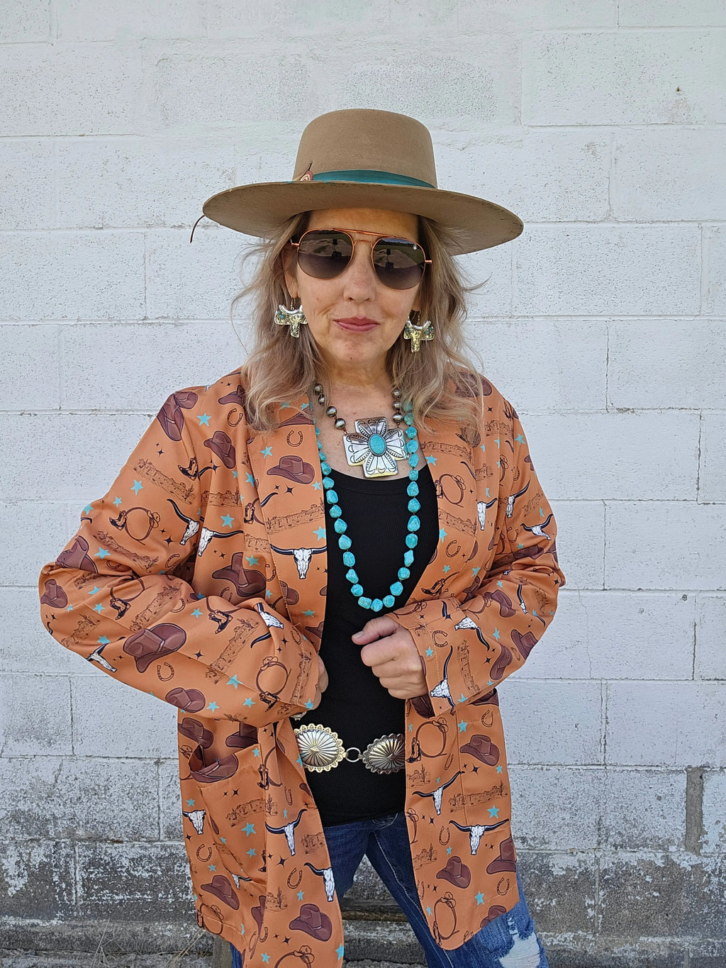 Baha Ranch Cowboy Things Womens Western Blazer Baha Ranch Western Wear