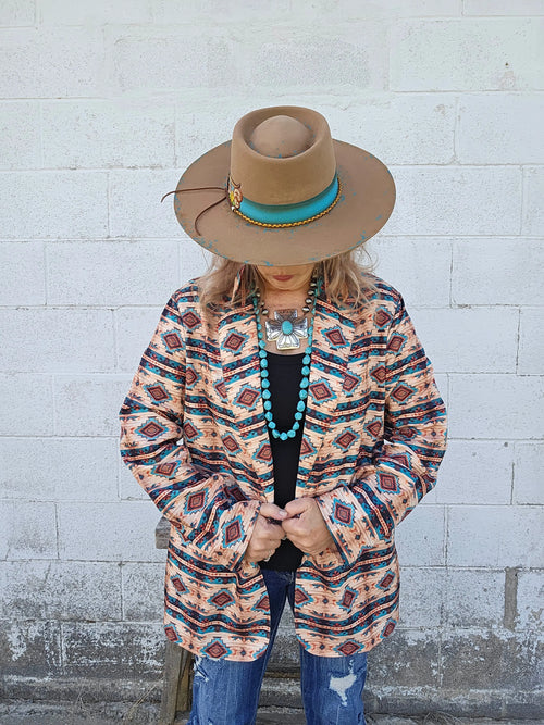 Baha Ranch Arizona Aztec Women's Blazer Baha Ranch Western Wear