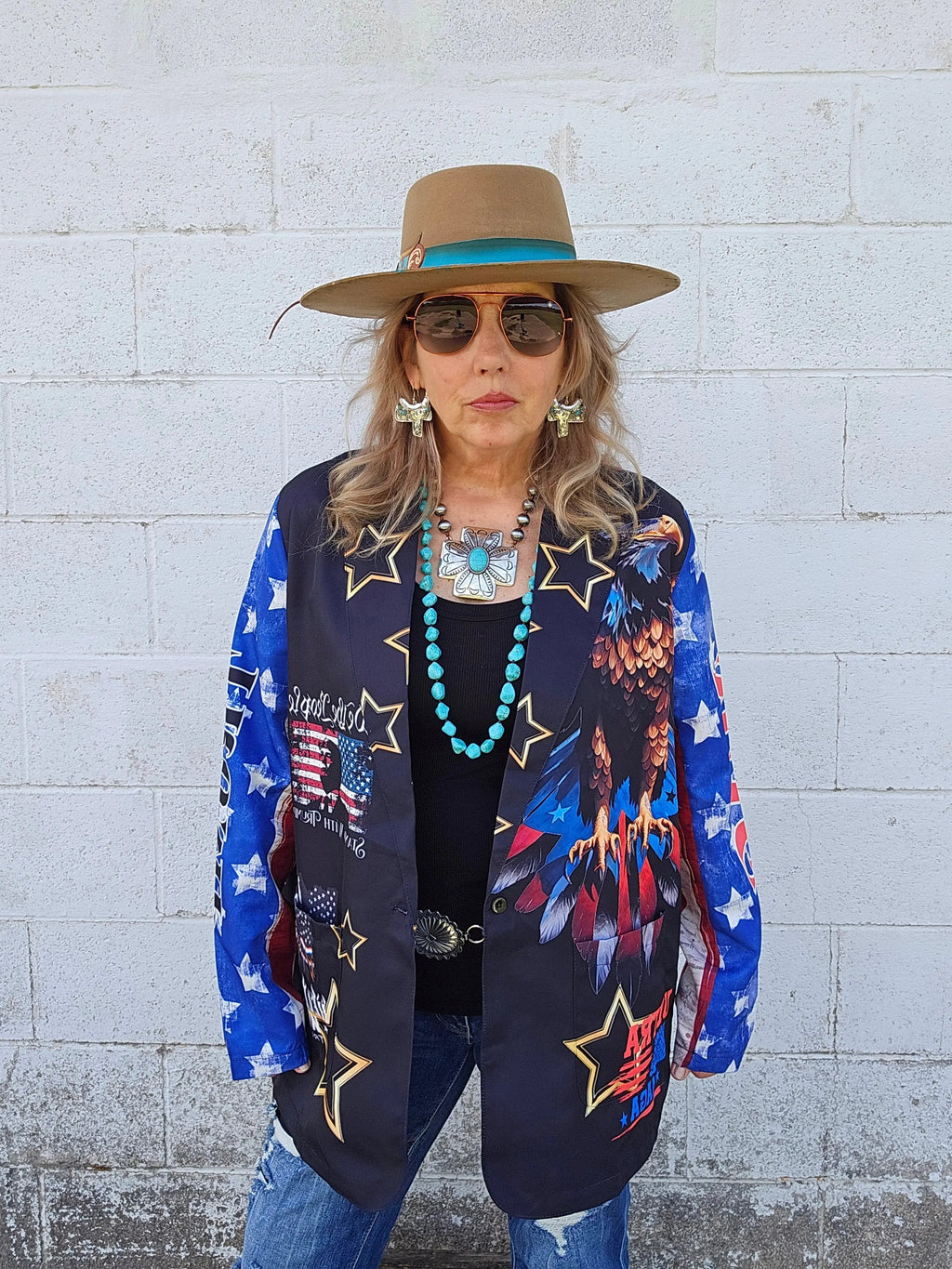 Baha Ranch Ultra Maga Trump Womens Blazer Baha Ranch Western Wear