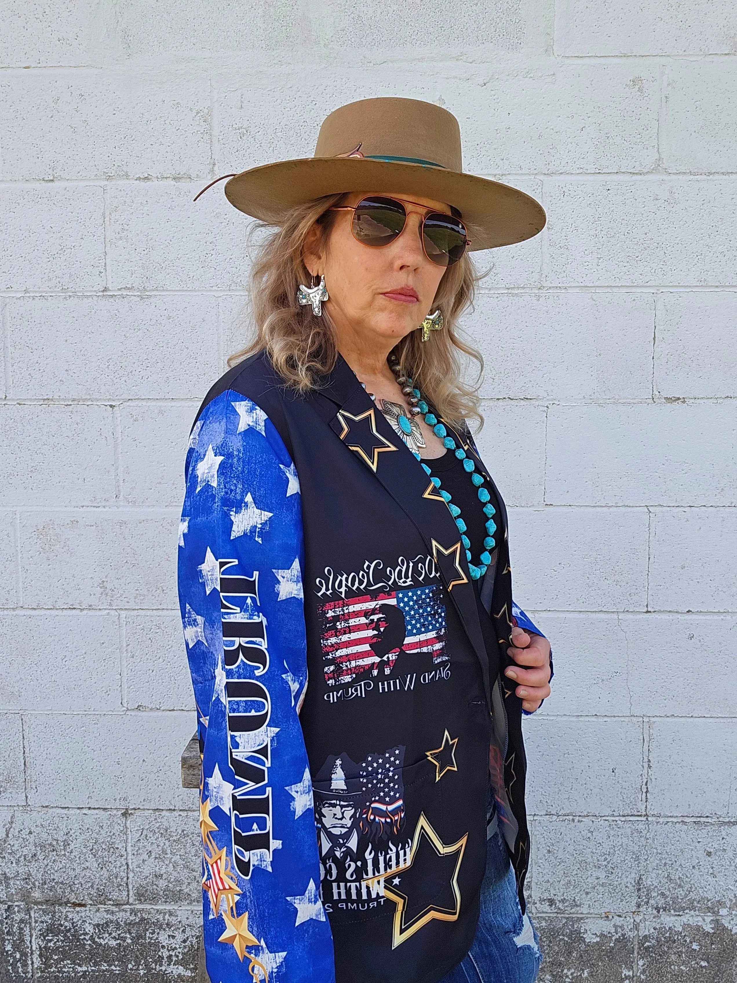 Baha Ranch Ultra Maga Trump Womens Blazer Baha Ranch Western Wear