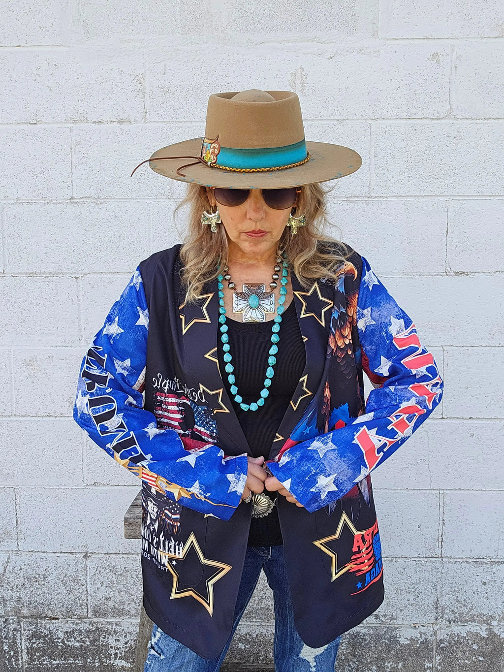 Baha Ranch Ultra Maga Trump Womens Blazer Baha Ranch Western Wear