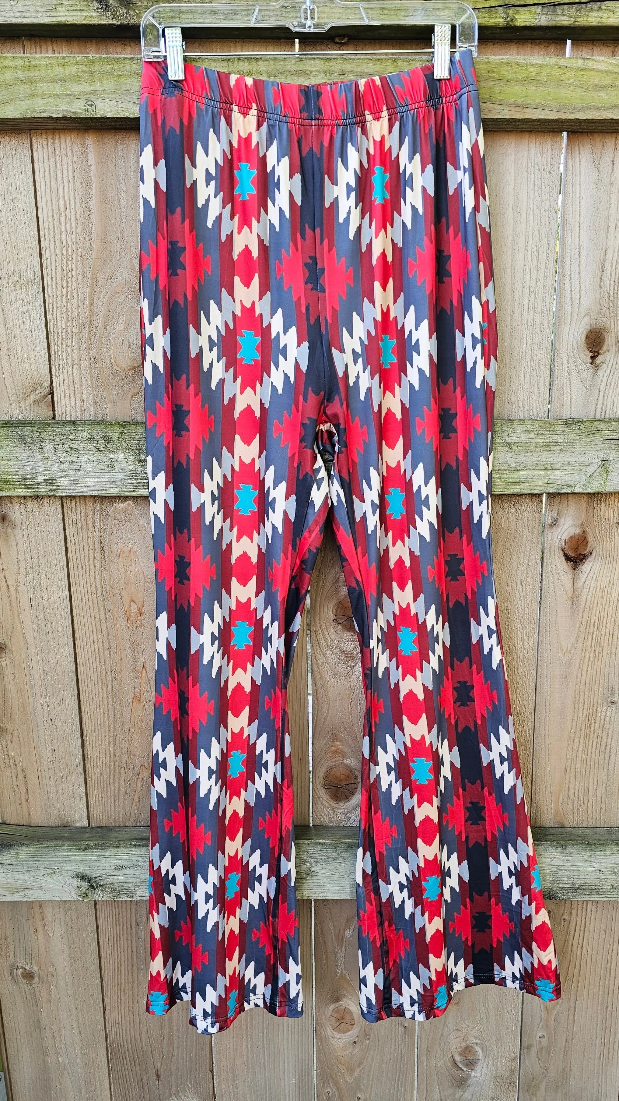 Baha Ranch Sedona Aztec Flare Pants Baha Ranch Western Wear