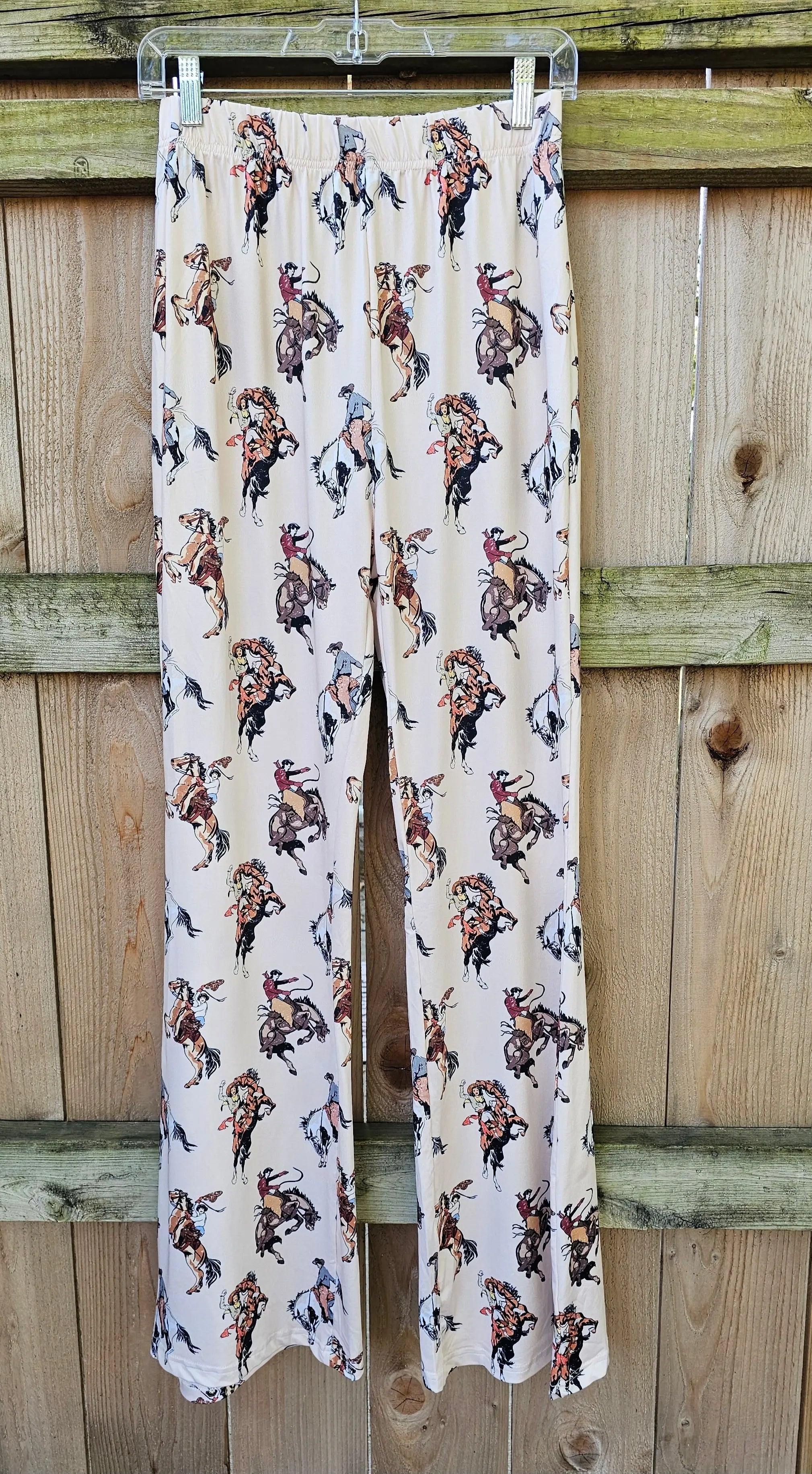 Baha Ranch Vintage Rodeo Cowgirl Flare Pants Baha Ranch Western Wear